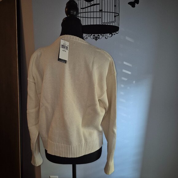 NWT Ralph Lauren Cropped Dachshund Cotton Sweater (XL) - Picture 5 of 9